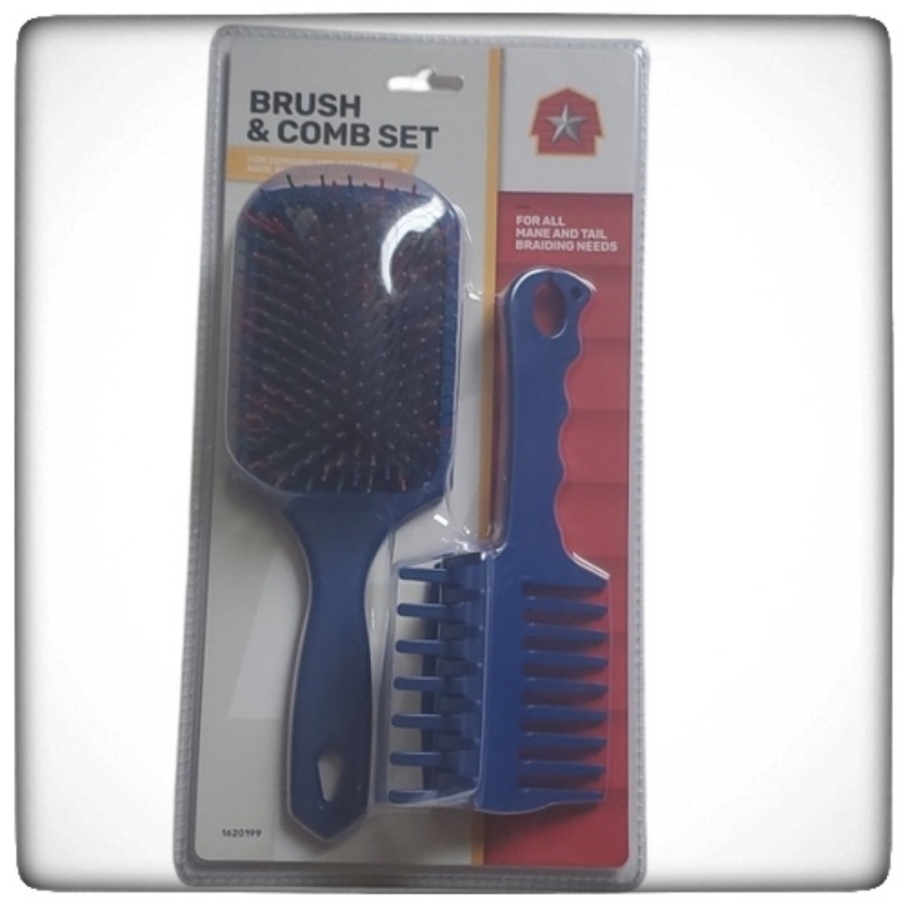 Tractor Supply Equine Grooming Brush/Comb Set